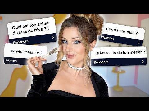 Look de fête + FAQ: Je réponds à vos questions en me préparant !