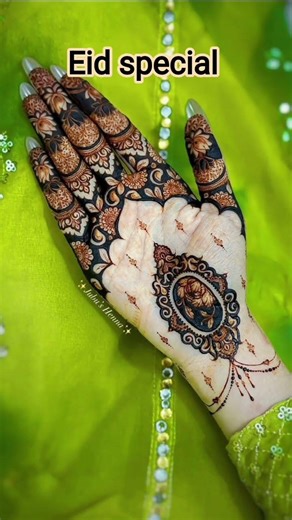 Aesthetic mehndi design 💞 #eid #mehndi #wedding #viralvideo #trending #love #tiktok #shorts