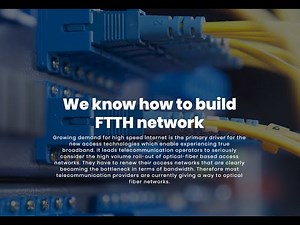 FTTH engineerig & planning in AutoCAD
