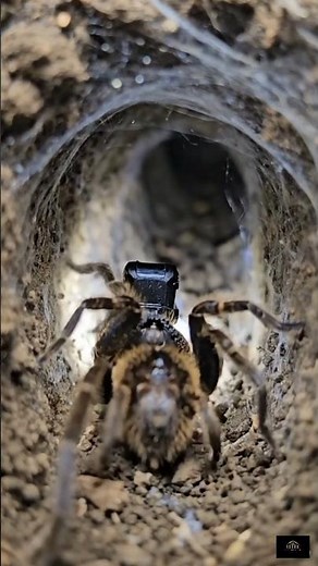 Trapdoor Spider POV: Journey Through a Busy Underground Burrow