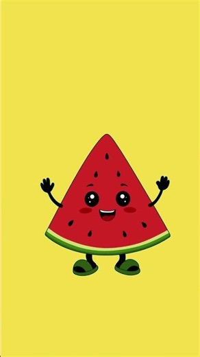 Dancing Fruits Sensory Video for Babies 🍉🍓 | HeyBear Style Toddler Learning #shorts