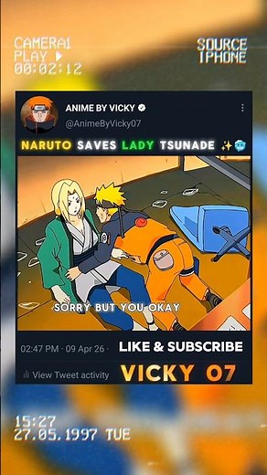 Naruto Saves Lady Tsunade ✨🥶