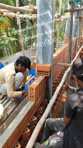 Amrendra Kumar | #exposed #bricks #work #Bricksmanufacturer #brickswork #hilightseveryonefollowers2025 #claddingdesignchallenge #claddinggrouting... | Instagram