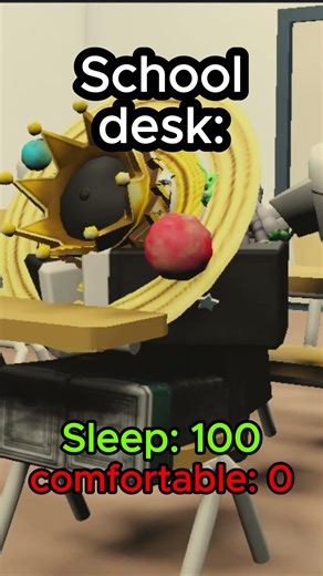 W School Desk [Roblox Animation] (idea from: @Starry1Z ) #roblox #robloxanimation #shorts