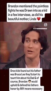 #BruceLee ‘s Death was being talked about ALL OVER THE WORLD in the 70’s ….#BrandonLee was in Elementary adjusting to #Life In #America among very SNOBBY kids who were waiting to ask Brandon about his Father’s Passing & then wondering WHY the new kid 👦🏻was beating the living hell out of them | Spirit Guide:The Brandon Lee Story