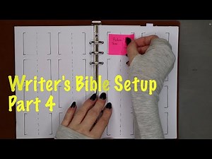 Writer's Notebook: Plotting Pages Setting up Outline and planning Plot