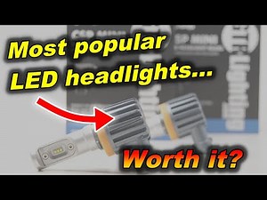 The most popular LED headlight upgrade - Worth it? - GTR Lighting CSP Mini LED headlights Review