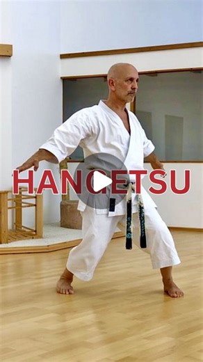 Fiore Tartaglia | FT-KARATE on Instagram: "🇬🇧 HANGETSU - CRESCENT MOON The original name of Hangetsu is Seishan and this is how the kata is still called in Wadō-ryū. In Shōrin-ryū, Shitō-ryū and Gōjū-ryū it is called Seisan. Its name comes from Hangetsu dachi, the most commonly used stance in this kata. Hangetsu includes slow and fast techniques. Some of the slow movements are combined with very distinctive breathing, which makes this kata so unique in the Shōtōkan style. This breathing techni