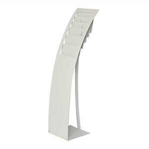 [Hot Item] Design Brochure Holder A4 or Brochure Holder Standing Model Curved Version File Holders Book Display Stand