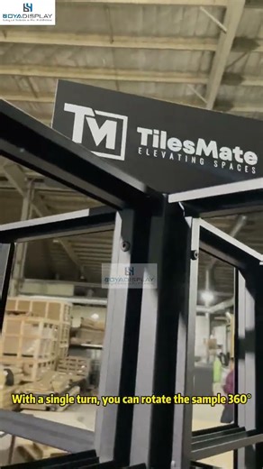 Rotating Display Rack for Tile, Stone & Flooring | Custom Direct from Manufacturer#displayrack