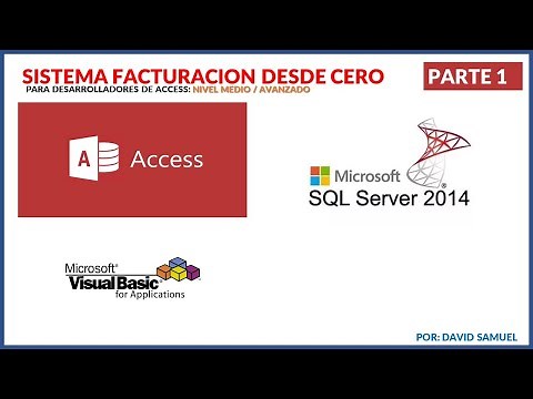 Parte 1 Sistema de facturacion en Access + VBA + SQL Server