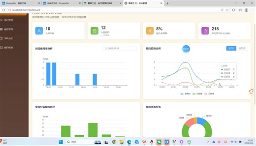 基于vue3 node.js的静享工位自习室预约系统