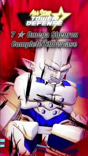 7 Star ☆ Omega Shenron Complete Showcase | Roblox | OG All Star Tower Defense #roblox #shorts