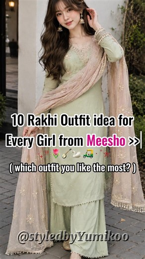 10 Rakhi Outfits Every Girl Needs ✨#rakhispecial #rakshabandhan #outfitideas #fashion #trending #fyp