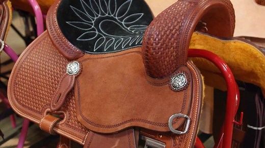 #ShopNationalSaddlery for your next Martin Saddlery barrel saddle! We have the FX3, Crown C, Stingray, BTR and Fearless saddles in stock! You can visit us in Stockyards City for a saddle fitting as well. Call us at 405.239.2104 to schedule an appointment or to speak with one of our saddle fitting specialists! #SaddleSunday | National Saddlery Company