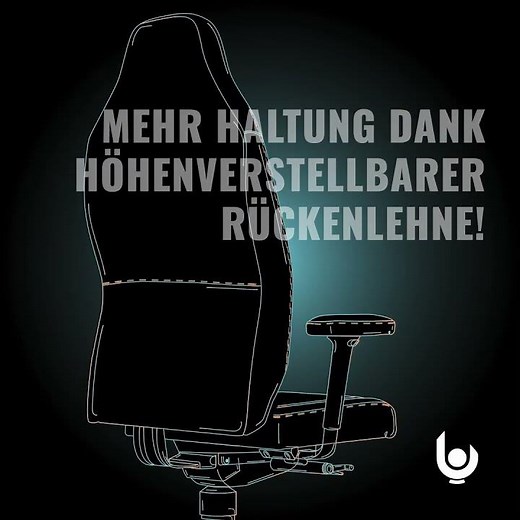 Rückenlehne Gaming Stuhl / Bürostuhl einstellen - Gamechanger Gaming Stuhl #gamingchair #homeoffice
