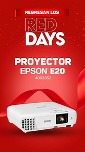 Con el proyector Epson E20, tendrás la herramienta ideal para proyectar con claridad y precisión en cualquier entorno. 💥 Este equipo es perfecto tanto para presentaciones de trabajo como para entretenimiento en casa y escolar, ya que ofrece imágenes nítidas y colores vibrantes. Su instalación es sencilla y su diseño compacto lo hace fácil de llevar a cualquier lugar. Contáctanos al: 📲 9513-9729 👉https://wa.link/cu6w8d . . . #utilesdehonduras #proyector #tecnologia #reddays #epson #oficina #es
