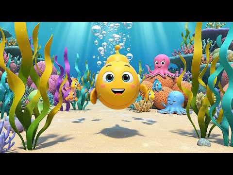 Little Yellow Sub Goes Swish Swish Swoosh | Underwater Discovery & Ocean Kids Song