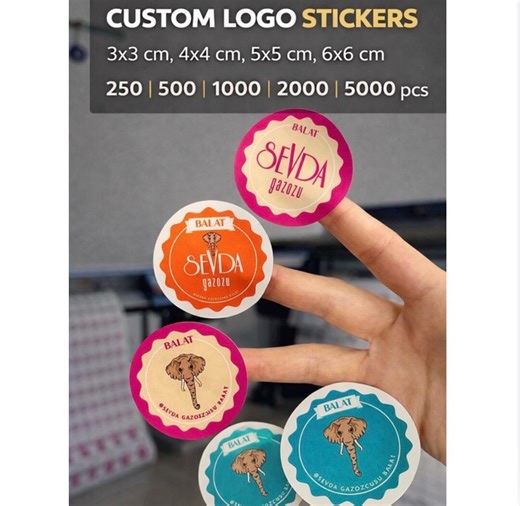 Custom Logo Stickers | Business Labels | Personalized Packaging Stickers | Small Business Branding | Bulk Sticker Order - Etsy