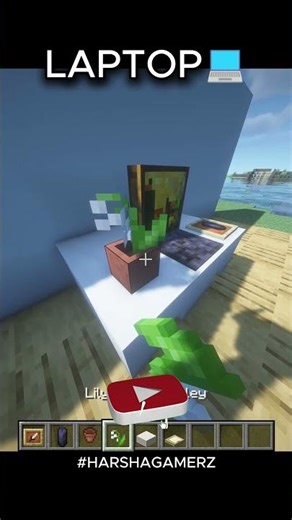 LAPTOP IN MINECRAFT💻 #shorts #minecraft