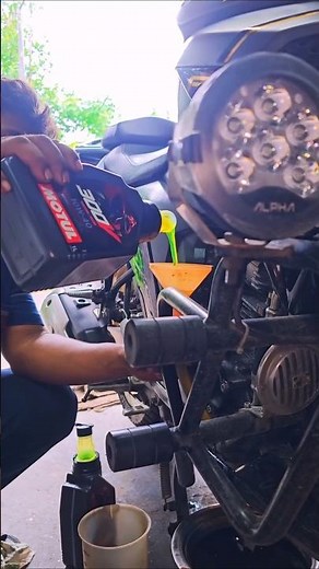 Yamaha FZ 250 Oil Change | Motul 300V Factory Line 10W40 #yamaha