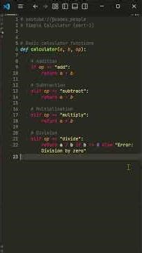 Simple Calculator in Python [Part-1] #PythonMiniProject #shorts #codexpeople