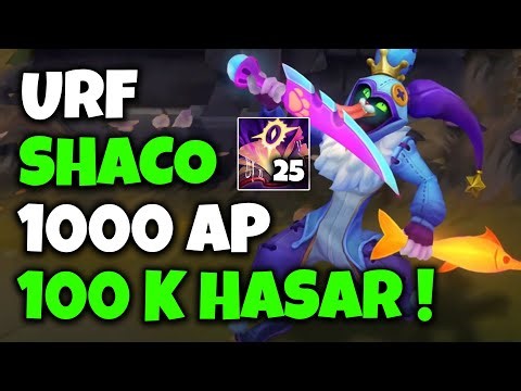URF 1000 AP SHACO İLE RAKİBİ DELİRTTİK 🤡 (25 MEJAI)
