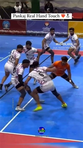 Pankaj real hand touch❤️‍🔥👍🏻#pkl #kabaddiplayer #kabaddi #handtouch #viralvideo #pankaj #player👍🏻👍🏻