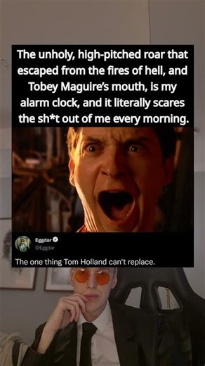 My Morning Alarm: Tobey Screaming | Spider-Man 3 (2007)
