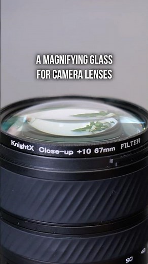Macro Close-Up Filter for any Camera Lens