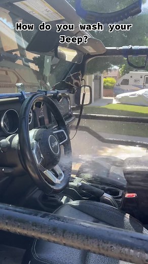 Unique Jeep Car Wash Method | Interior Detailing without Doors
