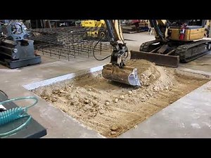 Foundation for a Horizontal Boring Machine