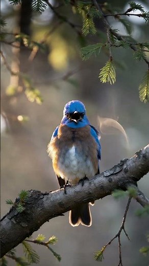 Eastern Bluebird Dawn 💎 | 10-sec Birdsong Loopie ASMR for Morning Clarity #asmrsound #bluebird