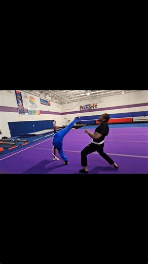 BTS: Capoiera VS Karate! Angle 2!! This will be exciting to watch I promise! This is just a slow rehearsal. The real footage will be full speed and full out!! | Rocc Williams