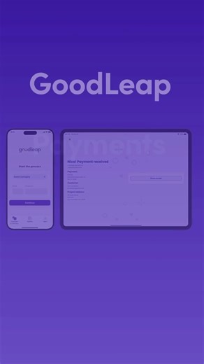 Don’t let payment delays slow down your next project. With GoodLeap Payments, you can close jobs faster, get paid straight from your phone, and keep work moving, no extra hardware or friction. Already on GoodLeap? You’ve got access to this powerful tool today. 💡 Learn more: https://bit.ly/458HpJu #GoodLeap #Contractors #GetPaid | GoodLeap