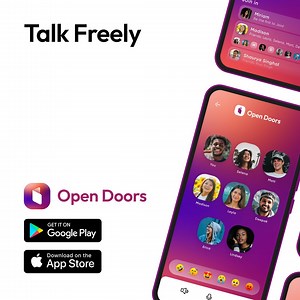 7.6K views · 286 reactions | Open to talk? Get ready to experience our new app, Open Doors! Get talking about anything and everything with your circle of friends, and even their friends around the world. #TalkFreely #OpenDoors Get it now: https://opndrs.page.link/facebook | Truecaller | Facebook