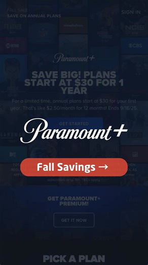 Streaming just got cheaper   Paramount+ Fall Offer: Annual Plans from only $30 for the first year (≈ $2.50/month)  Use code FALL50 This offer ends September 18, 2025 (T&Cs apply) More verified offers: https://dpf.to/paramountplus-coupons #DontPayFull #ParamountPlus #StreamingDeals #CouponCode #FallSavings | DontPayFull | Facebook