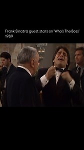 ‘Who’s The Boss’, episode ‘Party Double’. 1989. | Frank Sinatra