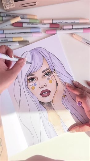 Copic_Official on Instagram: "The popular artist @planning_jani, active not only in illustration but also across the hobbies & crafts genres, tried coloring with the Copic Ciao Layer & Mix set.⁠ ⁠ The translucent, clean colors of Copic alcohol markers allow you to build intensity through layering and mix them to create new shades. These mini palettes are a great way to start your Copic journey!⁠ ⁠ For more details on the Layer & Mix set, check the link in bio.⁠ Note: The Copic Ciao Layer & Mix s