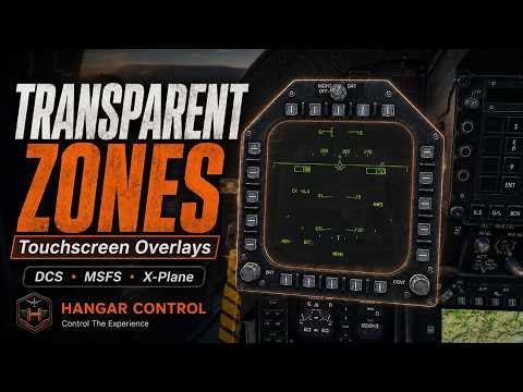 Transparent MFD Touchscreens for DCS, MSFS & X-Plane | Hangar Control