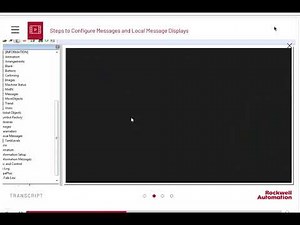 Creating Local Messages Displays FactoryTalk View ME