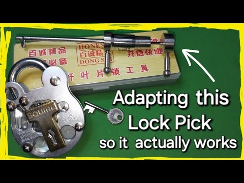 (443) Honest Dong Lever Lock Pick Modification