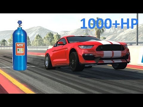 Mustang GT350 Meets The Blue Bottle! BeamNG Drive