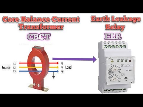 CBCT & ELR Explained // Earth Leakage Relay Connection & Working // Electrical Safety Basics..