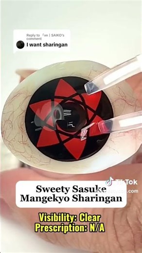 🆕🥷 Sharingan Contact Lens Recommendations ✨ || Naruto Contact Lens Showcase 🍥