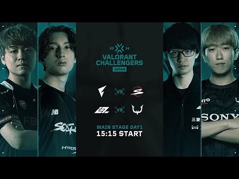VALORANT Challengers Japan 2024 Split 1 Main Stage Day 1