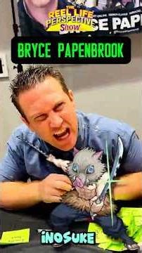 Bryce Papenbrook ripping a Demon Slayer pack! #inosuke #voiceacting #demonslayer #packopening