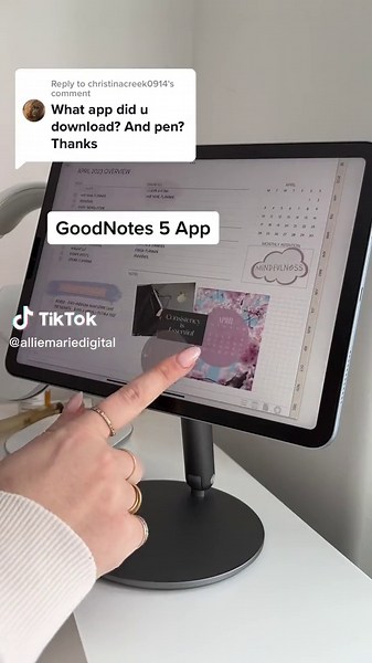 Digital Planning on iPad with GoodNotes 5 App