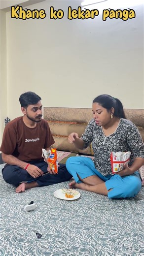 khane pr ldai, kon jeeta bhai ❌ Behan ✅ #shorts #viral #comedy