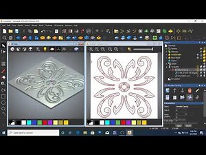Create Bevel Carving Toolpath , Artcam 2018 tutorial, By Hitesh